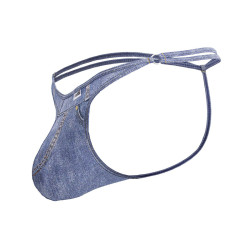 CandyMan String Cowboy Denim Bleu